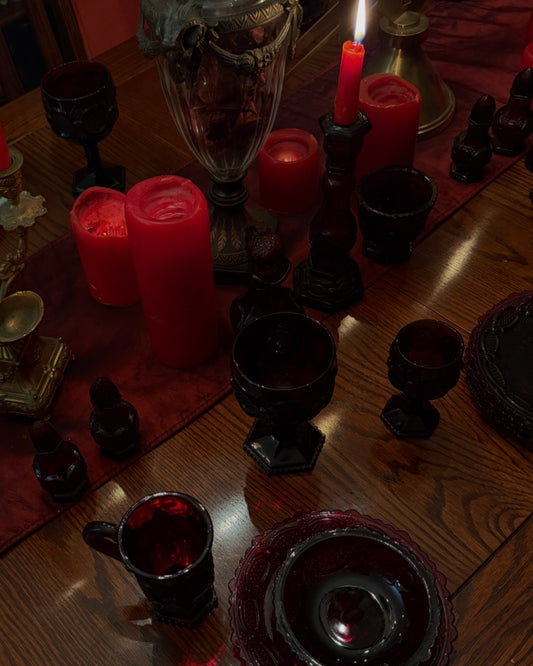 Ruby Red Cape Cod 1876 Avon Collection