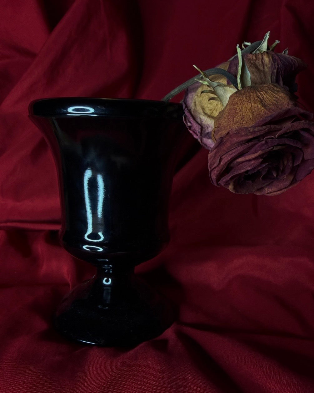 Black Amethyst Vase