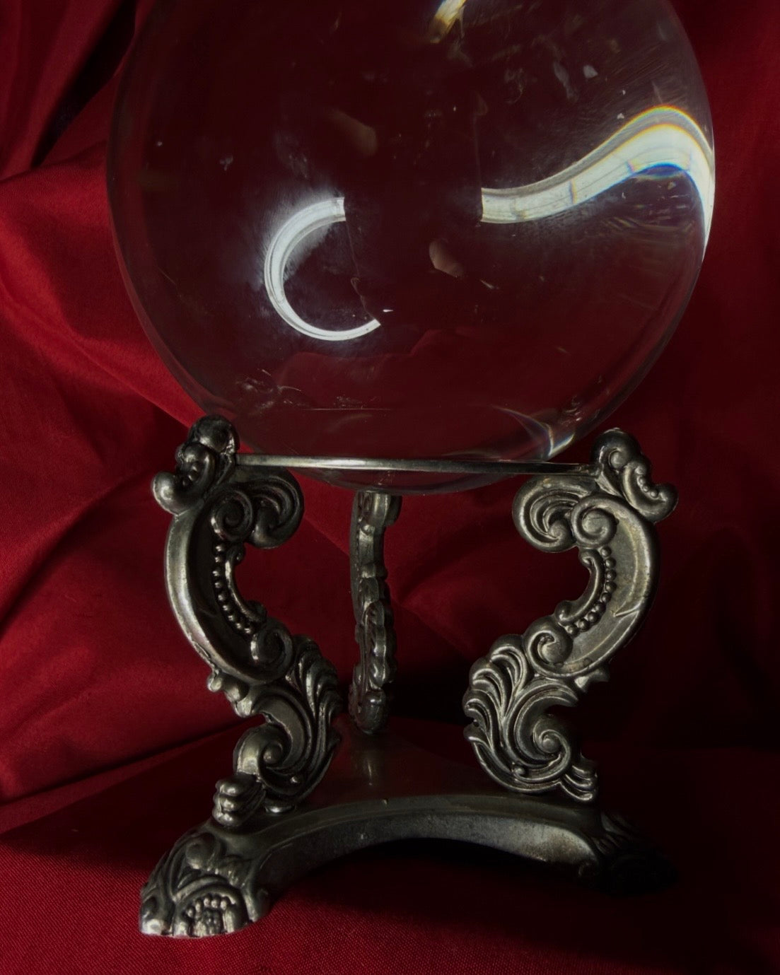 Silver Crystal Stand