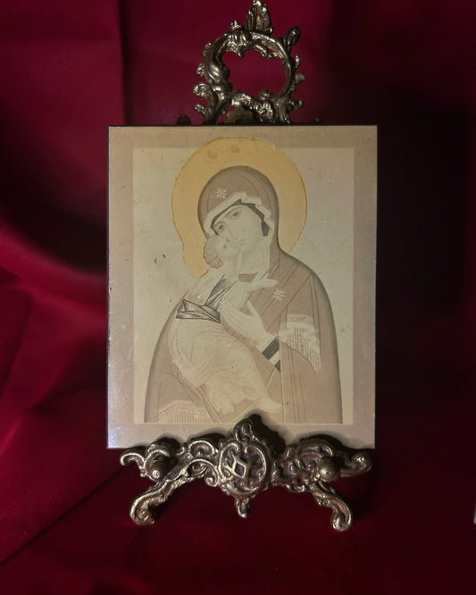 Virgin of Vladimir Wall Plaque