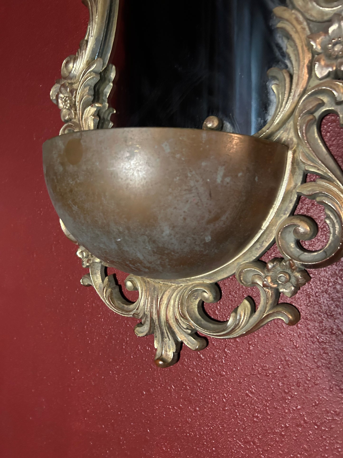 Extra Large Mirror with Wall Pocket
