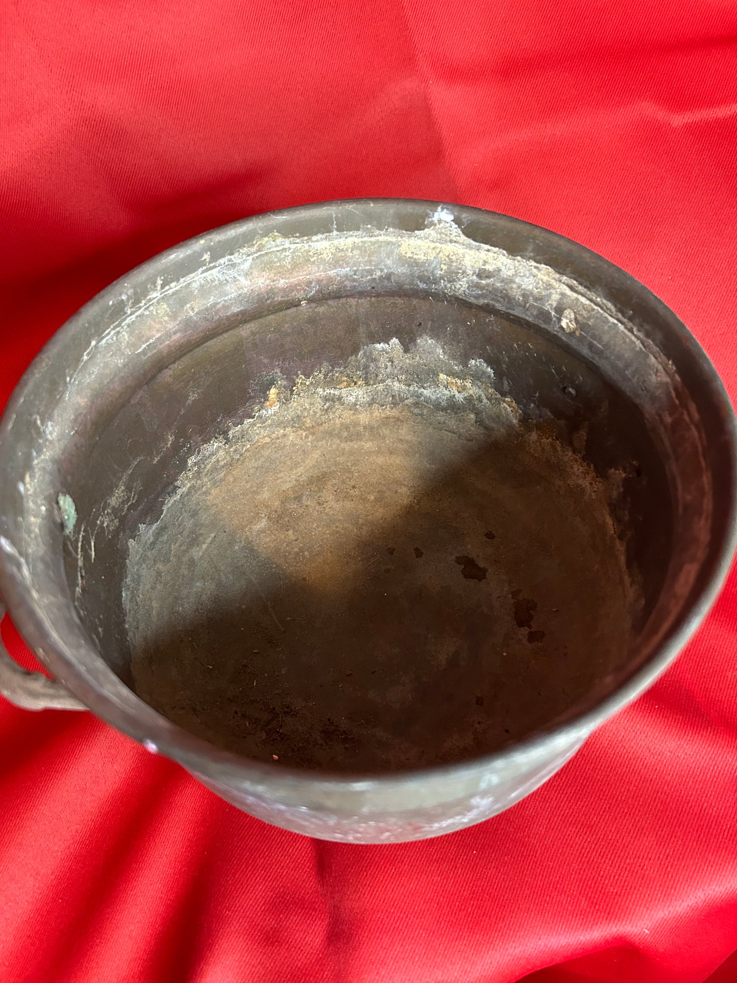 Large Brass Cauldron