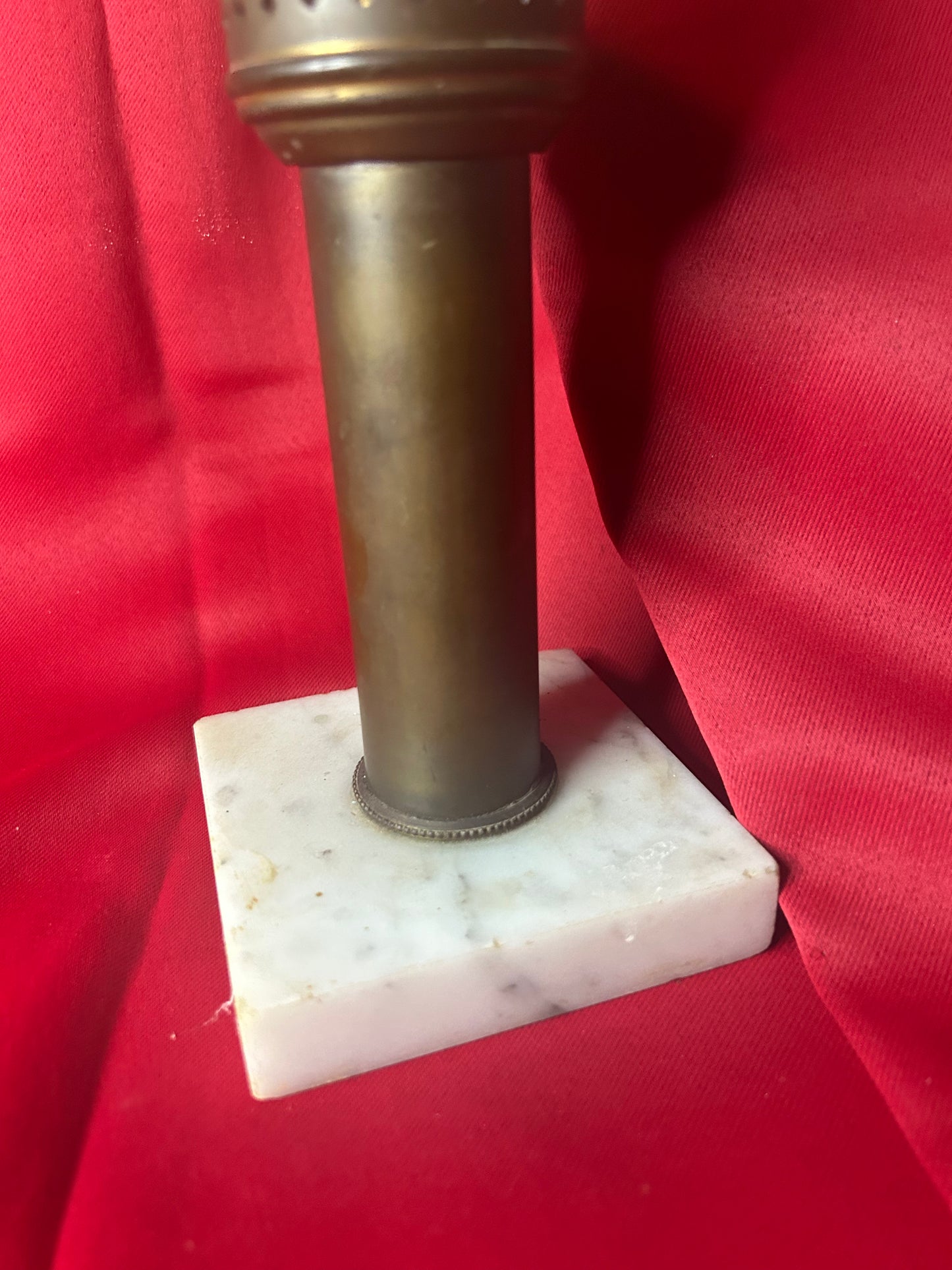 Spring Loaded Candleholder with Marble Base
