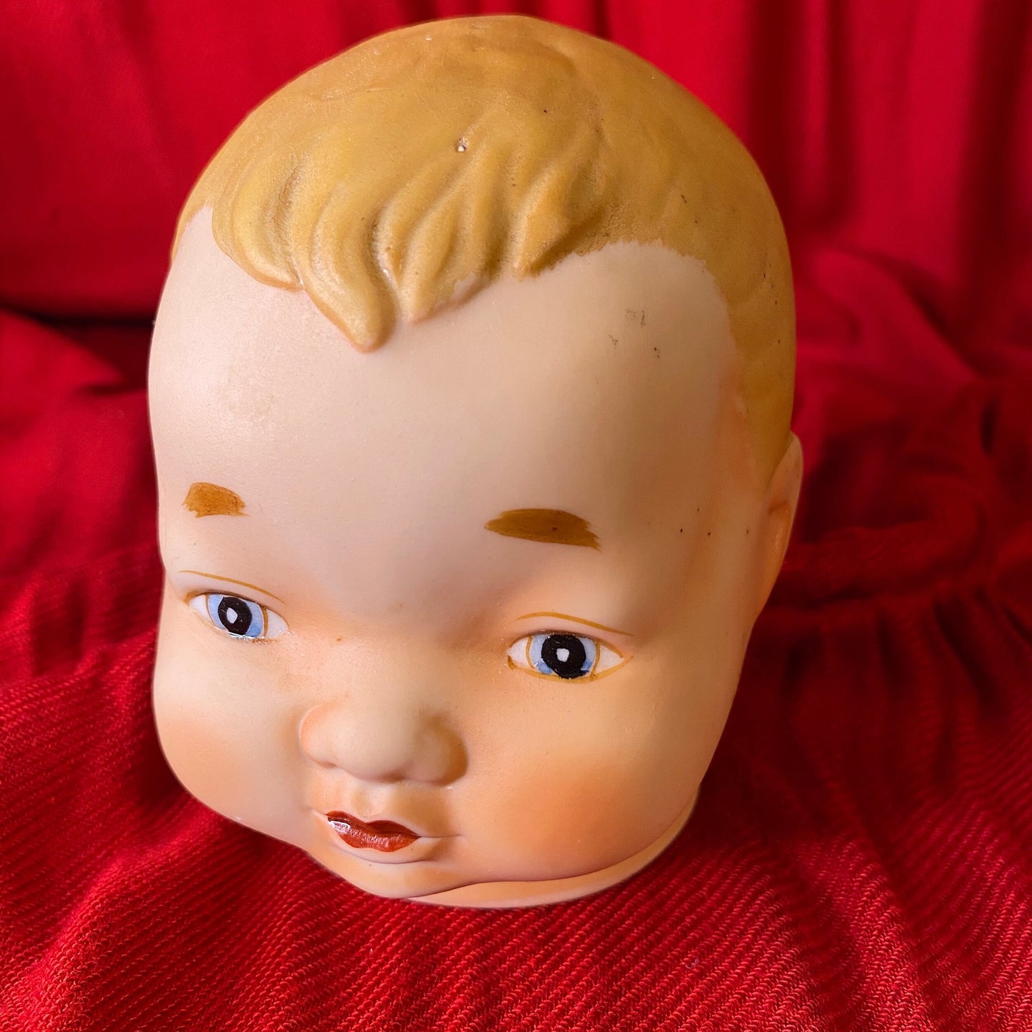 Vintage Porcelain Doll Head Made in Japan