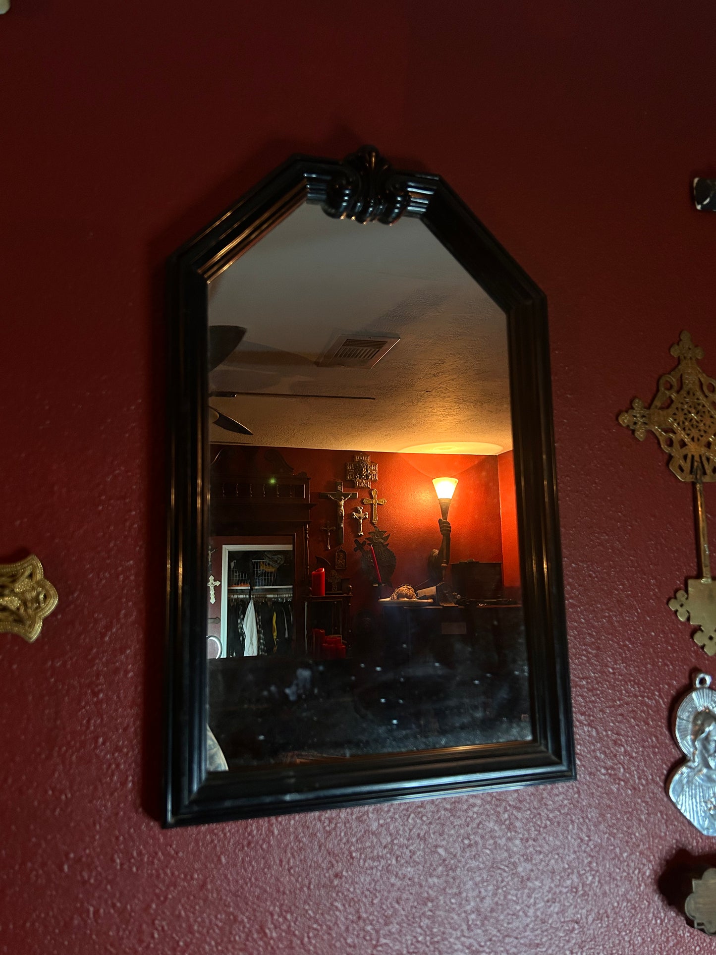Gothic Tombstone Mirror
