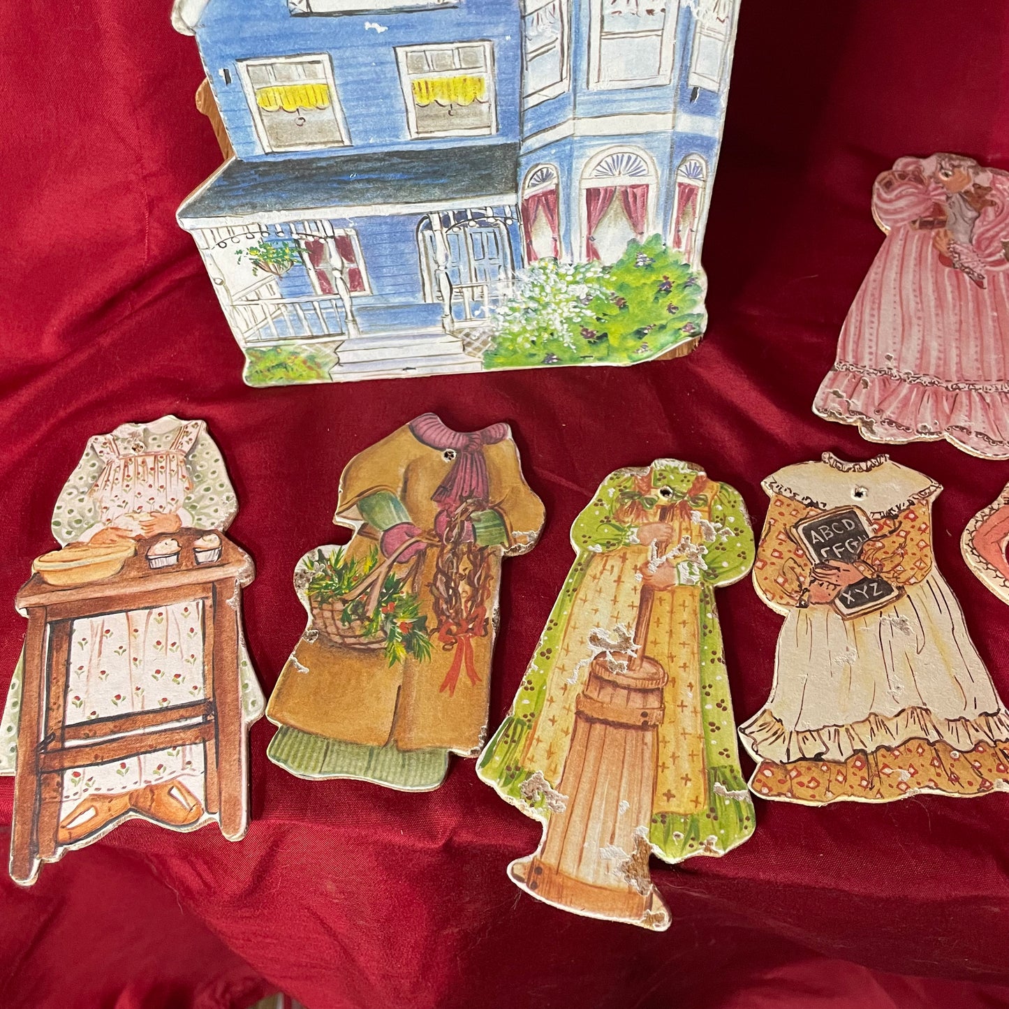 Victorian House with Doll Outfits