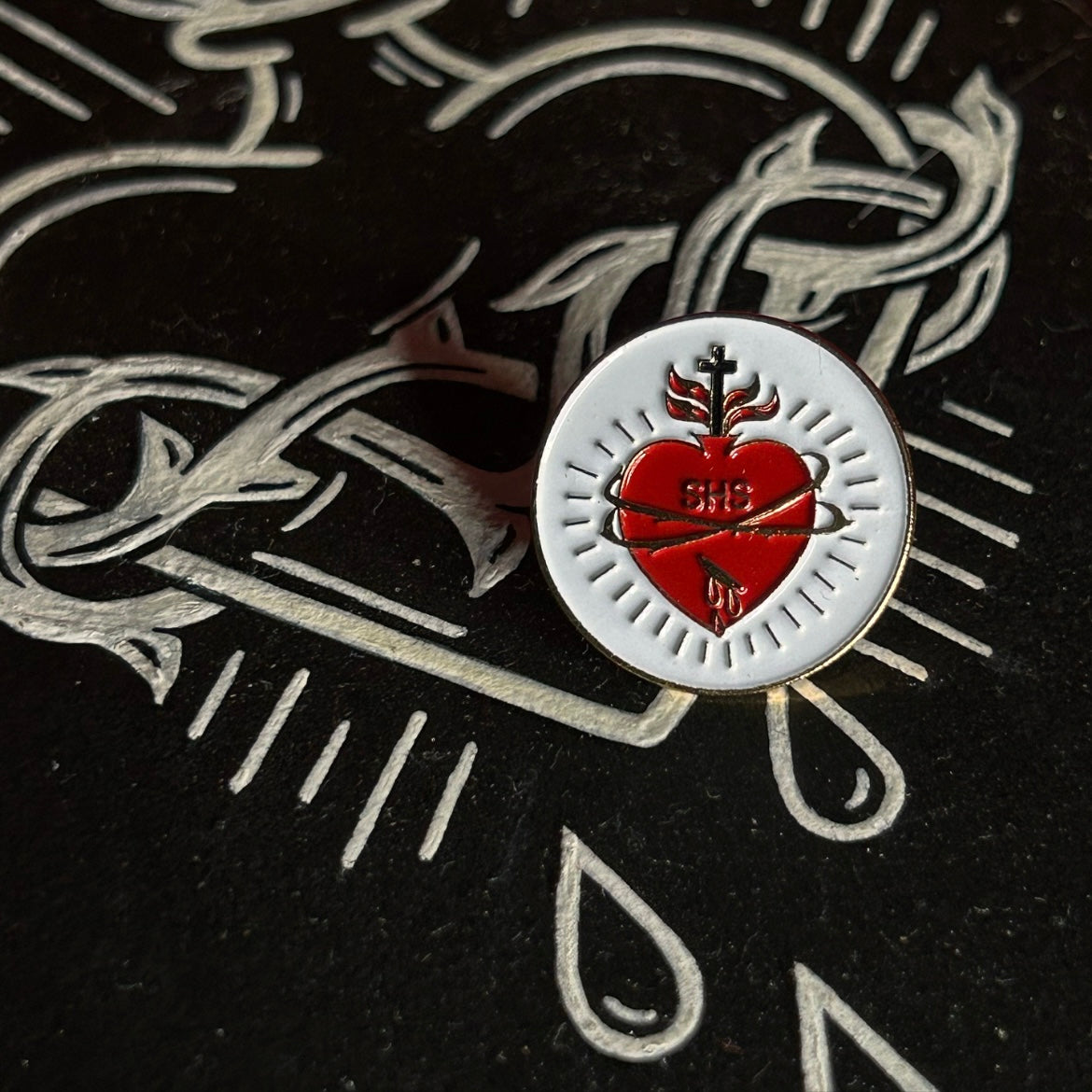 Vintage Sacred Heart School Pin