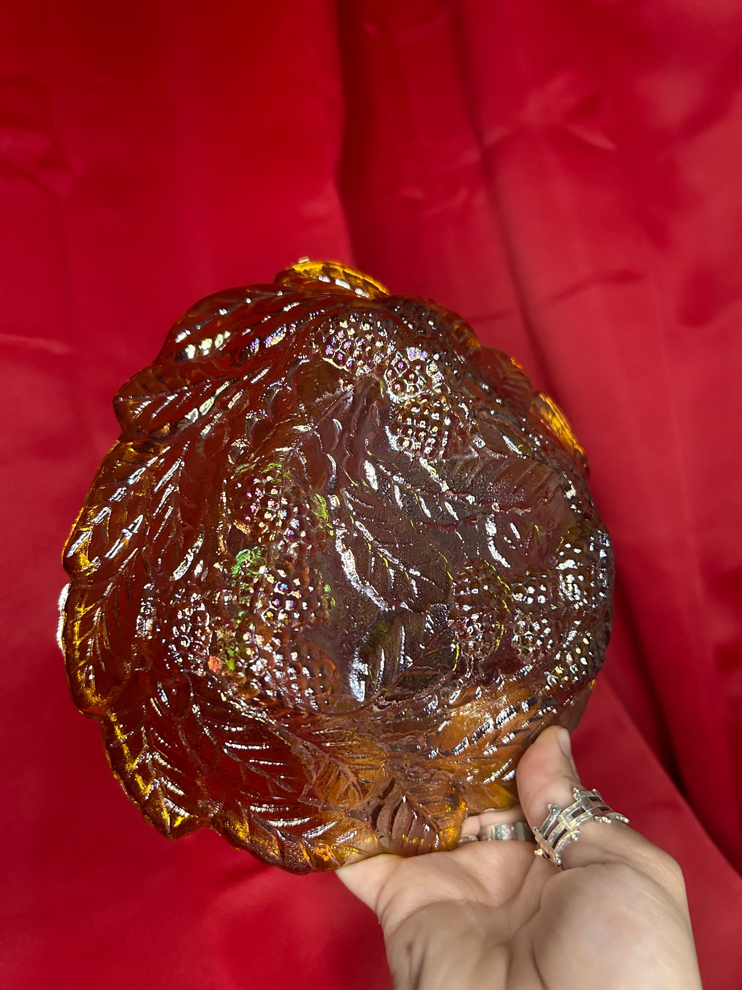 Marigold Carnival Glass Bowl #2